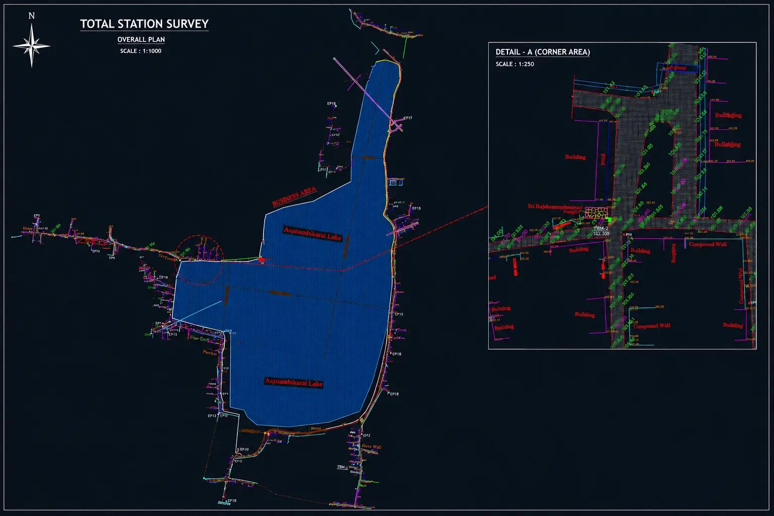 DGPS / Total Station / GPR Survey output 1